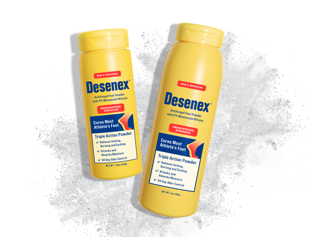 When You Need to Get Back on Your Feet, Desenex Does the Job