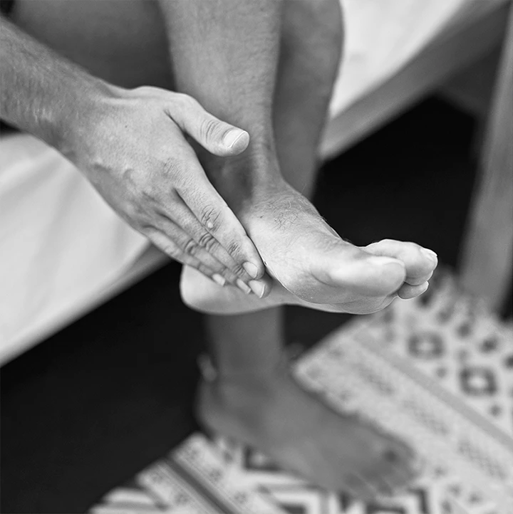 itching, burning, and scaling feet